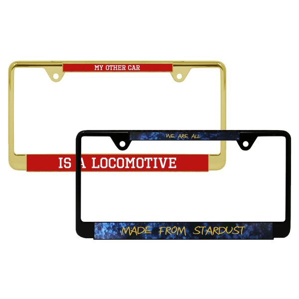 Visible State Custom License Plate Frame-0