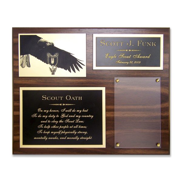 Eagle scout plaque premium.