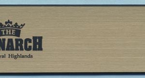 engraved name tags logo only