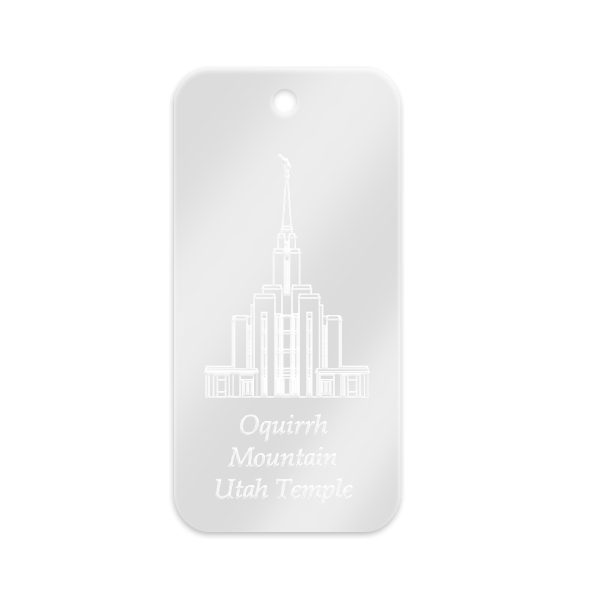 Customized LDS Temple Key Rings-13481