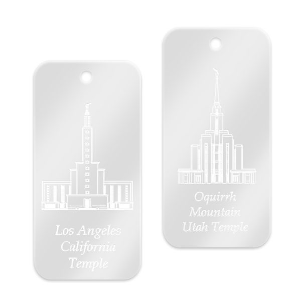 Customized LDS Temple Key Rings-0
