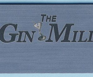laser engraved name tags with logo only
