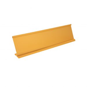 2 x 8 Metal Desk Stands for Name Plates - Gold-0