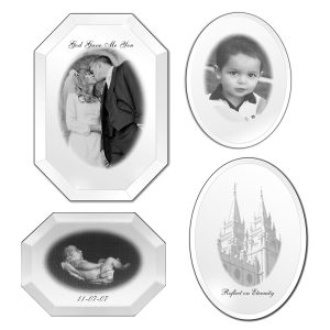 Personalized Decorative Engraved Mirrors - 3 Styles and Sizes-0