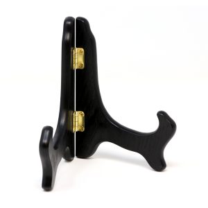 Black Wooden Easel Display Stand for Mirrors, Pictures, & Plaques-0