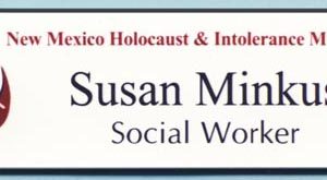 Full color name tag with logo and up to 2 lines of text