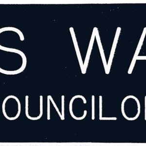 City of Page name plate 2-line (MATTE)-0