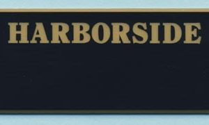 Engraved logo only name tag