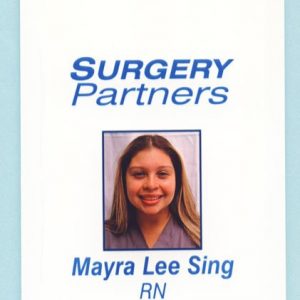 Full color id tag