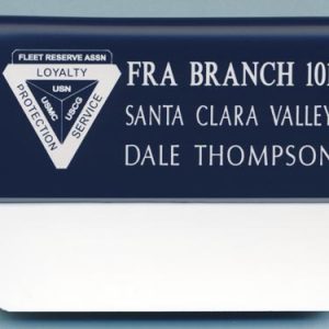 Engraved pocket tag with up to 3 lines of text