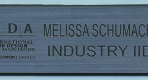 Engraved name tag with up to 2 lines of text