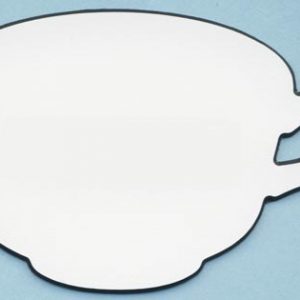 Coffee Cup Shaped Blank Name Tag-0