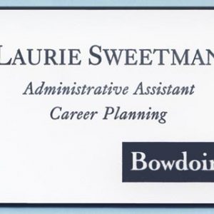 Engraved name tag with up to 3 lines of text