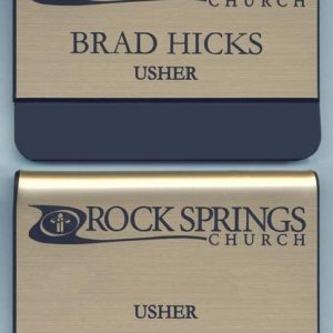 Engraved pocket tag with up to 2 lines of text
