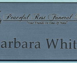 Peaceful Rest Funeral Home - Magnets (for female staff)-0