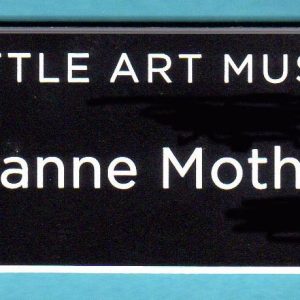 Seattle Art Museum - 1.25 x 3 Black 1-Line-0