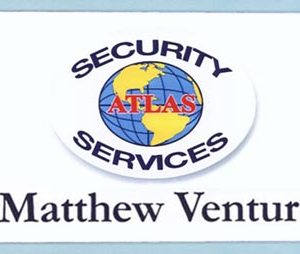 Full color name tag with name