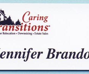 Full color name tag with name