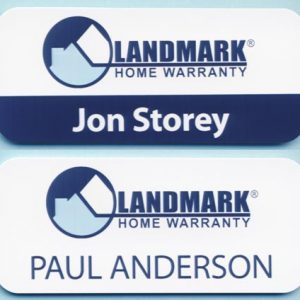 Full color name tag with name