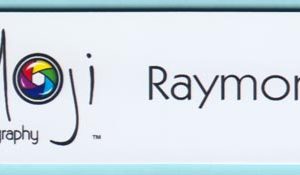 Full color name tag with name
