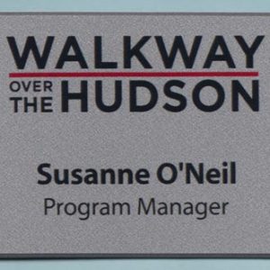 Full color name tag with up to 2 lines of text