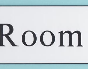 Engraved name plate with full color logo attached