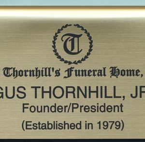 Engraved pocket tag with up to 3 lines of text
