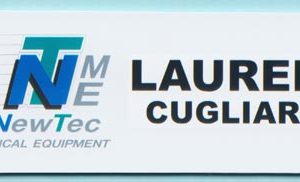 Full color name tag with printed name