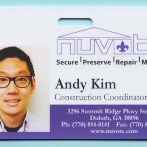 Full color id tag