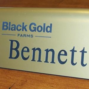 Black Gold Farms - tent name plates-0