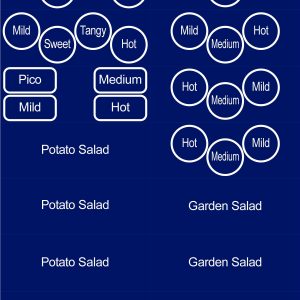 Boondocks Buffet Magnets - Dark Blue, Landscape Layout-0