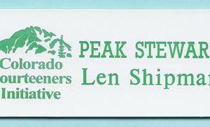 Engraved name tag with up to 2 lines of text