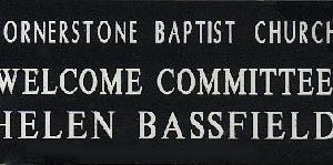 Cornerstone Baptist Church GREETER - mag-0