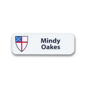 Full color name tag with name