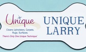 Full color custom shape name tag -bone shape