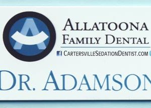 Full color name tag with name