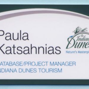 Full color name tag with up to 3 lines of text