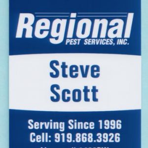Full color solid fill name tag