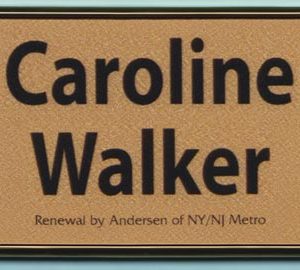Full Color Printed Framed Name Tag