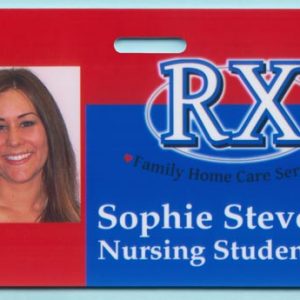 Full color solid fill Id Badge