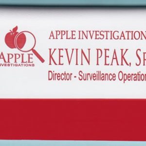 Engraved pocket tag with up to 3 lines of text