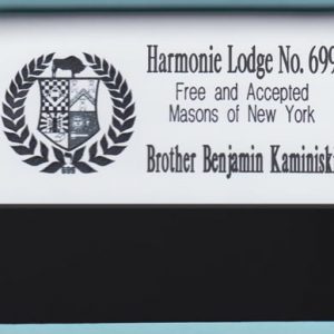 laser engraved pocket tag with up to 4 lines of text