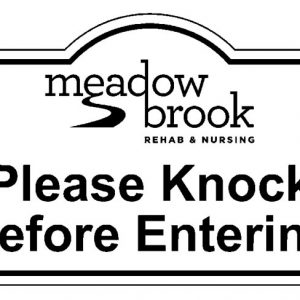 Engraved custom shape room sign