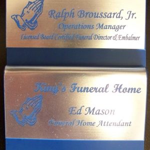 King's Funeral Home - pocket-0