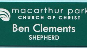 MacArthur Park Church - tag green-0