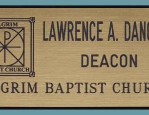 Pilgrim Baptist Church - pin tag-0