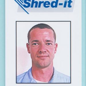 Shred-it Id tag (2-sided)-0
