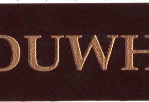 Sign Hub - Brown name plates with gold fill-0