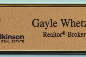 Wilkinson Real Estate. 1x3 gold framed-0