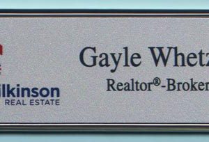 Wilkinson Real Estate. 1x3 silver framed-0